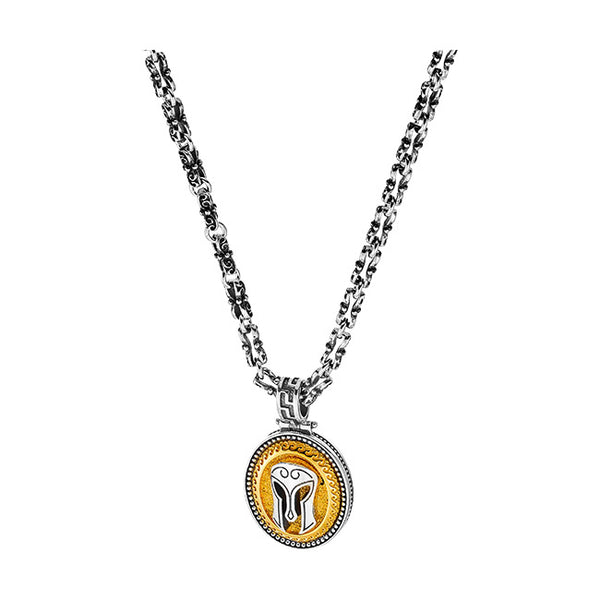 Greek Helmet Pendant
