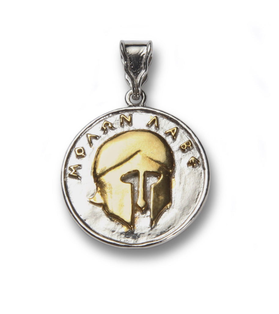 MOLON LABE sterling silver and gold plated pendant