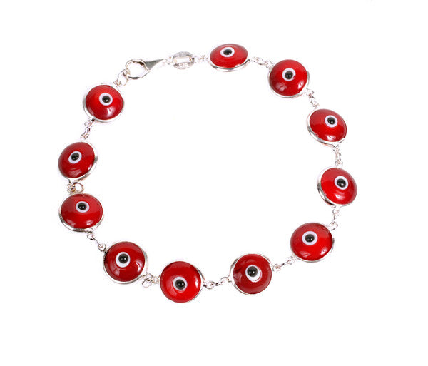 Red evil eye bracelet